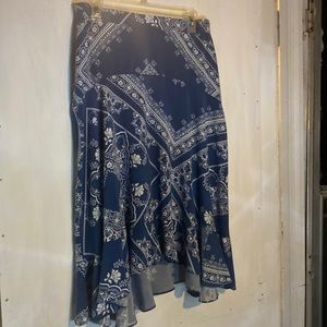 Melissa Paige Gorgeous Soft Dew Rag Boho Skirt Sz M